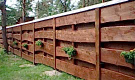 Деревянные заборы