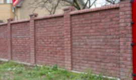 Кирпичные, каменные заборы