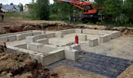 Фундаменты из блоков