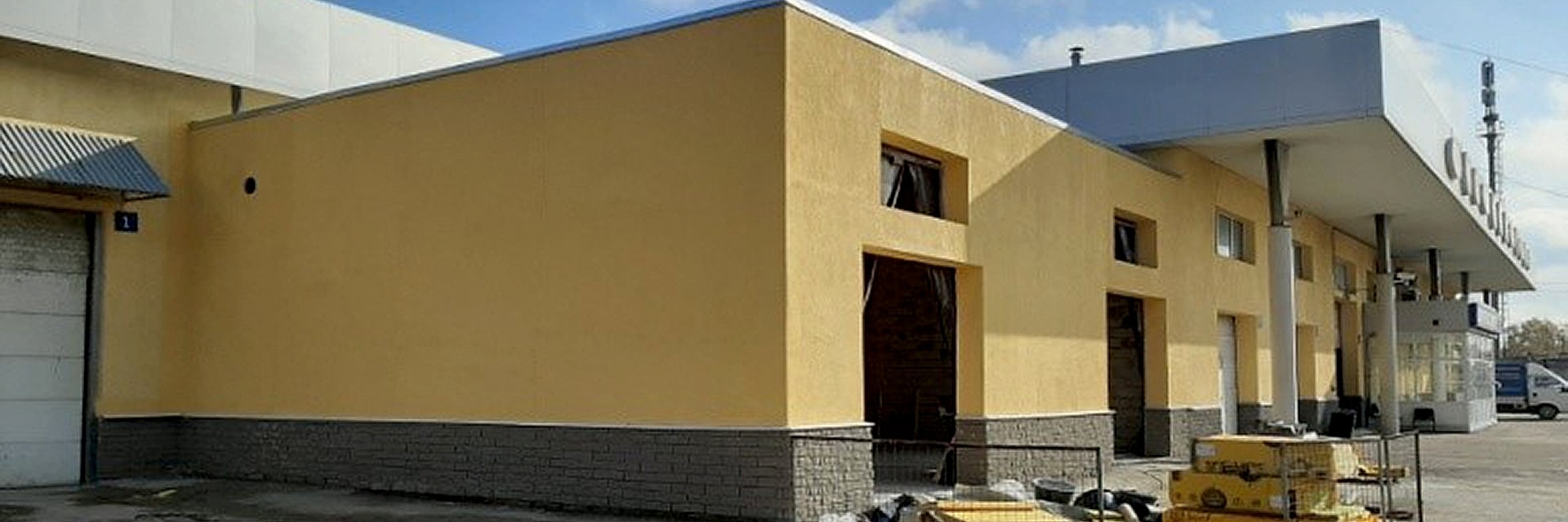 Строительство сервисного центра - ТПК Астана