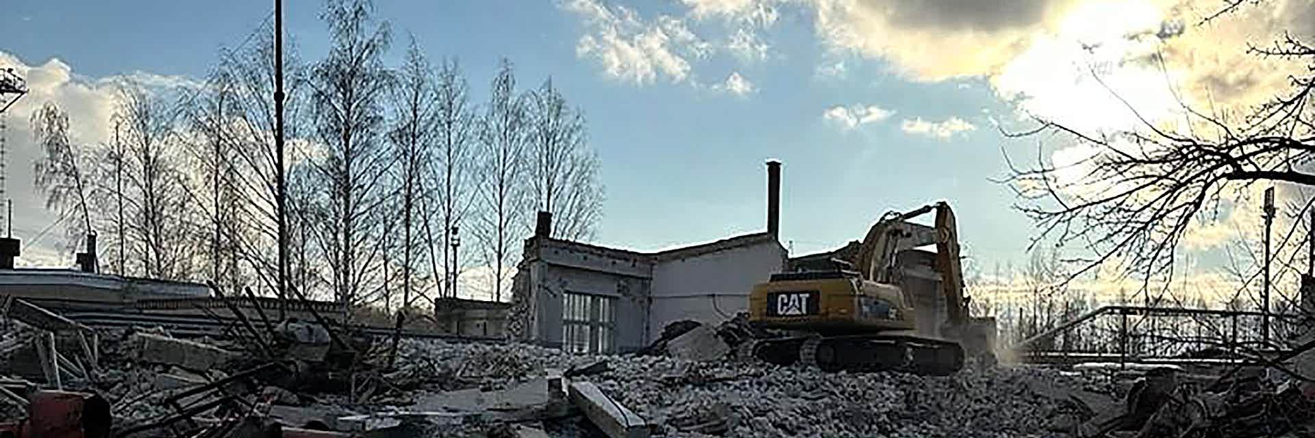 Демонтаж цехов - ТПК Астана