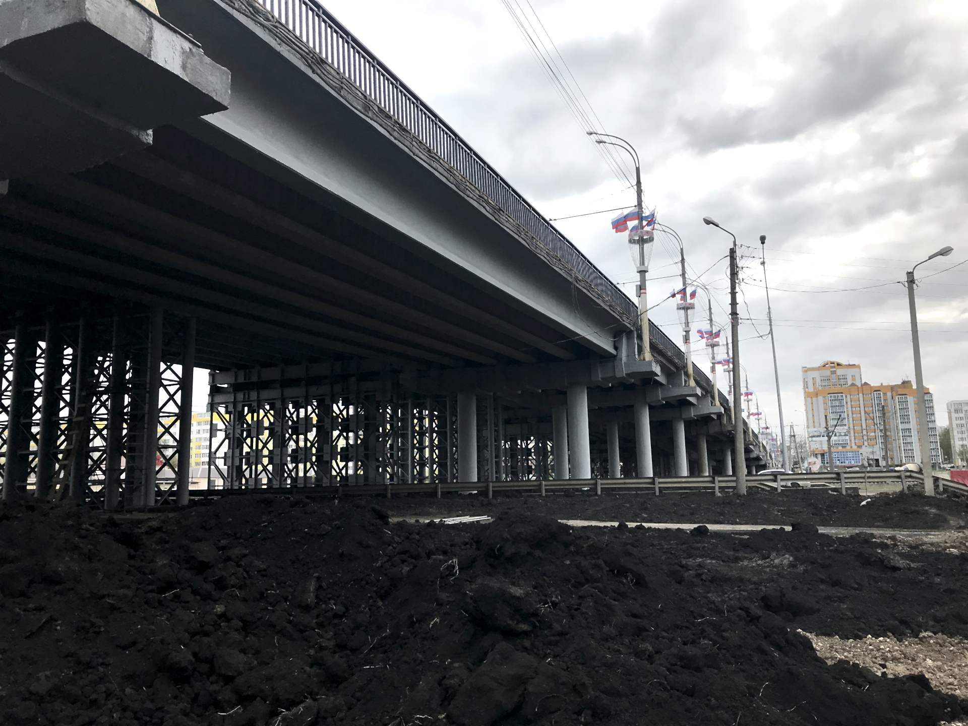 Механизированная покраска моста - ТПК Астана