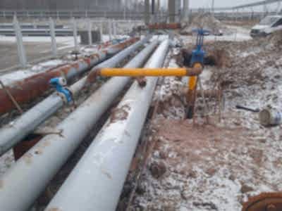 Трасса водопровода холодного водоснабжения