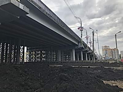 Механизированная покраска моста