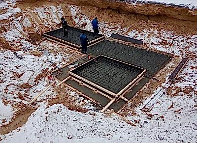 Фундаменты под размещение оборудования