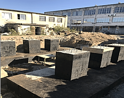 Строительство фундамента под оборудование