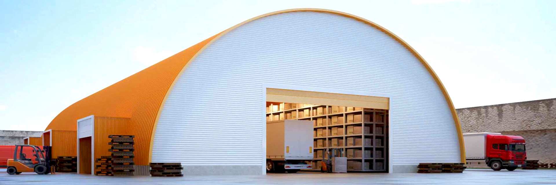 Быстровозводимые ангары под ключ - ТПК Астана