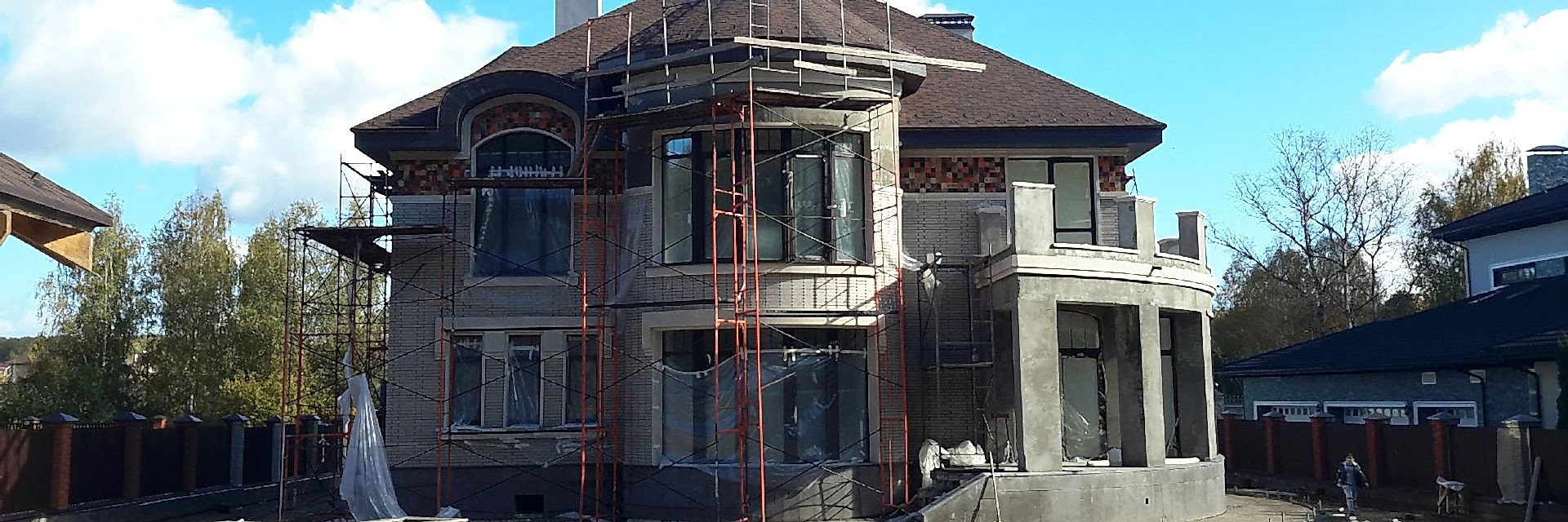 Отделка фасадов частных домов - ТПК Астана